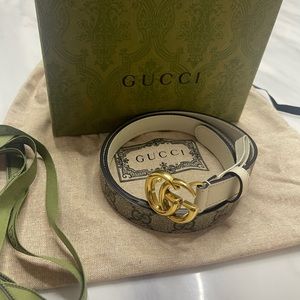 GG Marmont thin belt authentic 100
